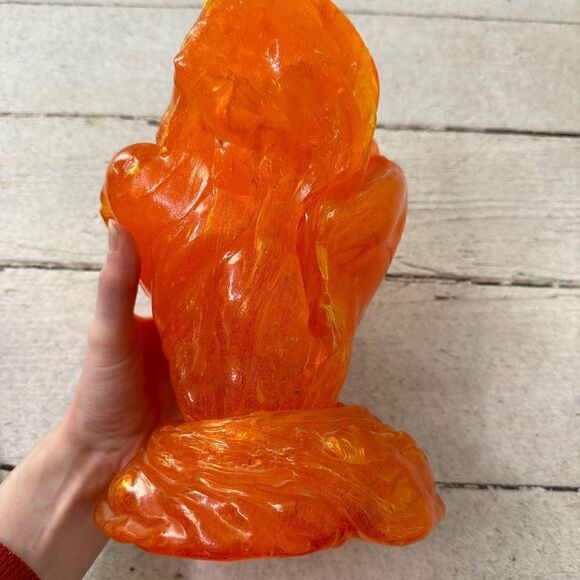 Vintage MCM Acrylic Abstract Form Candle Holder - Picture 7 of 9